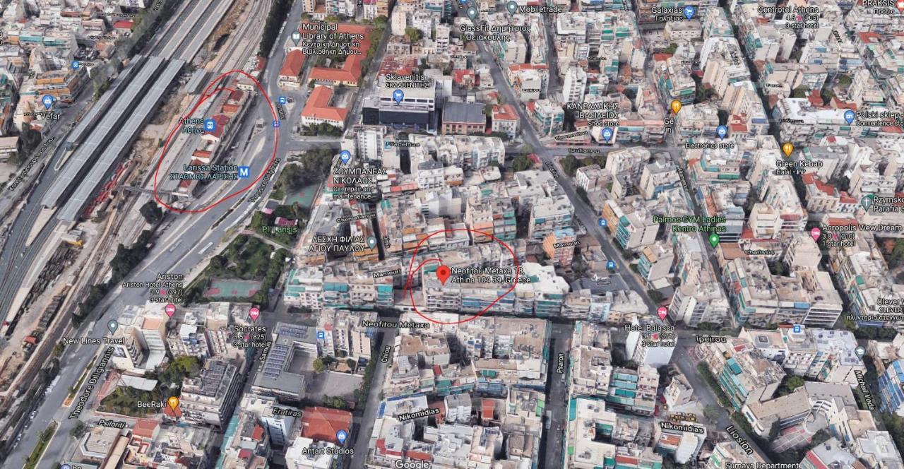 Studio 32M2 Nefitou Metaxa Athens Ngoại thất bức ảnh